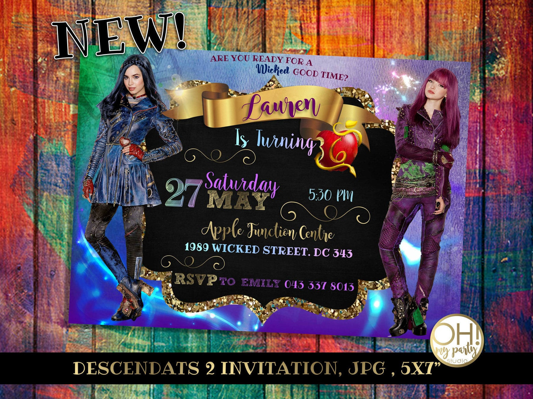 Best ideas about Descendants Birthday Invitations
. Save or Pin Descendants invitationsdescendants party descendants party Now.