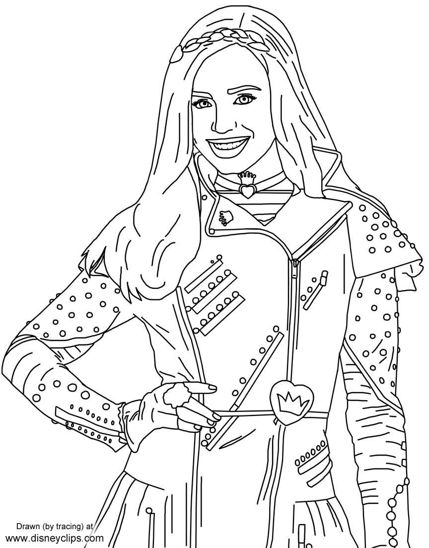 Best ideas about Descendants Printable Coloring Pages
. Save or Pin Descendants 2 Printable Coloring Pages Now.