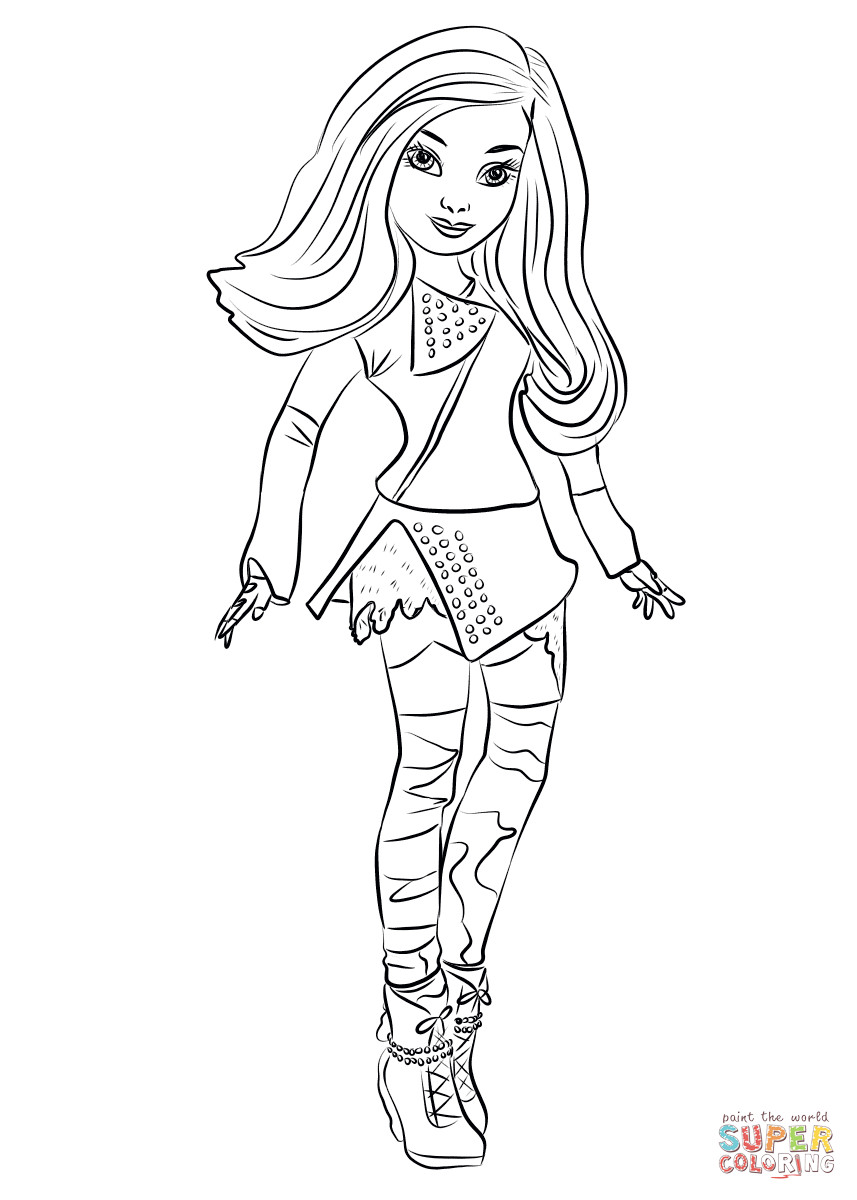 Best ideas about Descendants Printable Coloring Pages
. Save or Pin Descendants Mal coloring page Now.