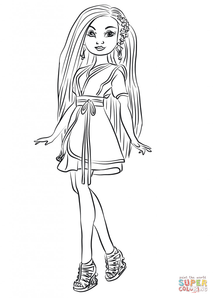 Best ideas about Descendants Printable Coloring Pages
. Save or Pin Top 10 Disney Descendants 2 Coloring Pages Now.