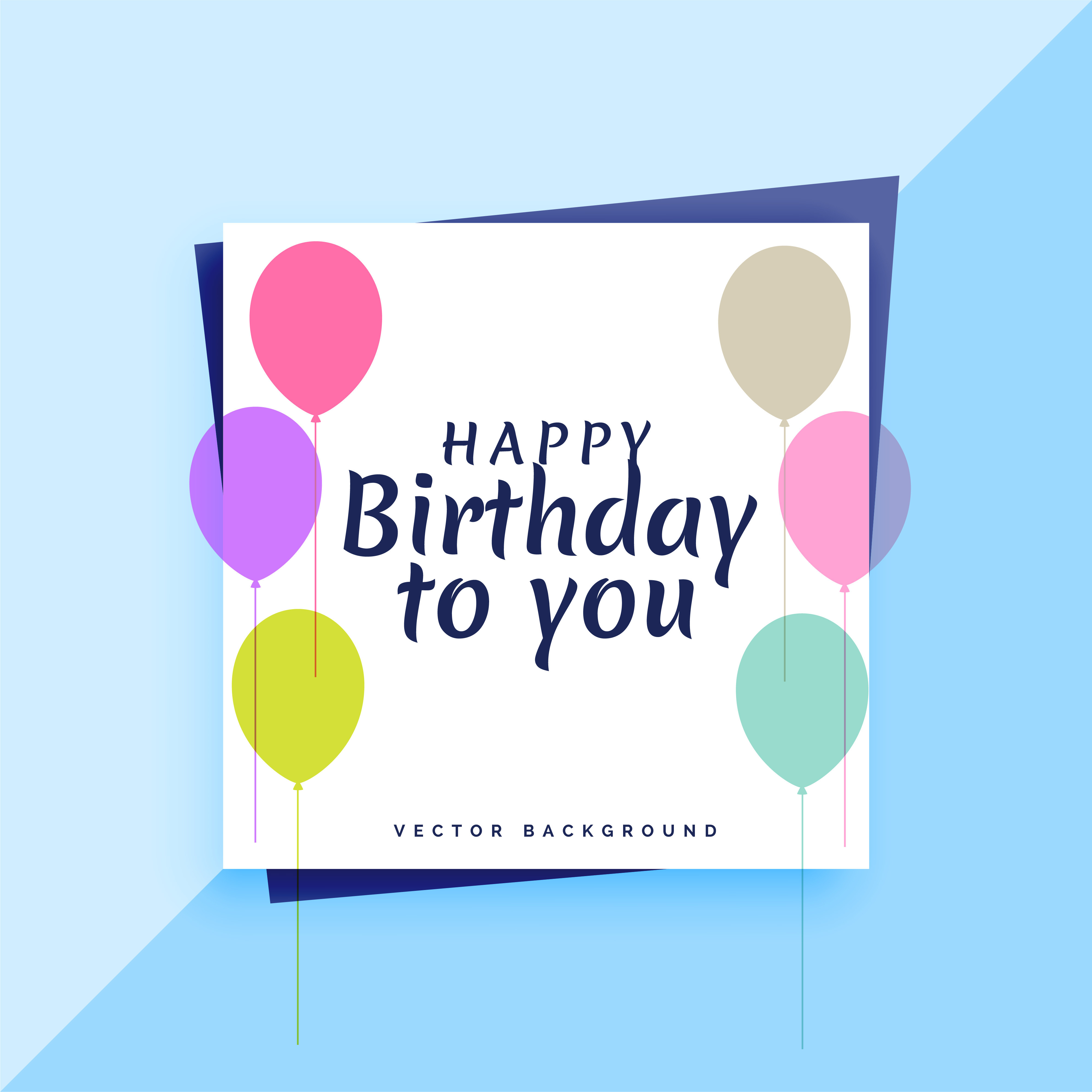 Best ideas about Design A Birthday Card
. Save or Pin elegant happy birthday card design with colorful balloons Now.