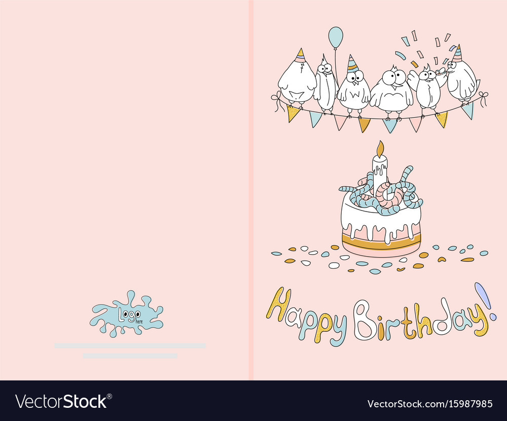 Best ideas about Design A Birthday Card
. Save or Pin Ready for print happy birthday card design with Vector Image Now.