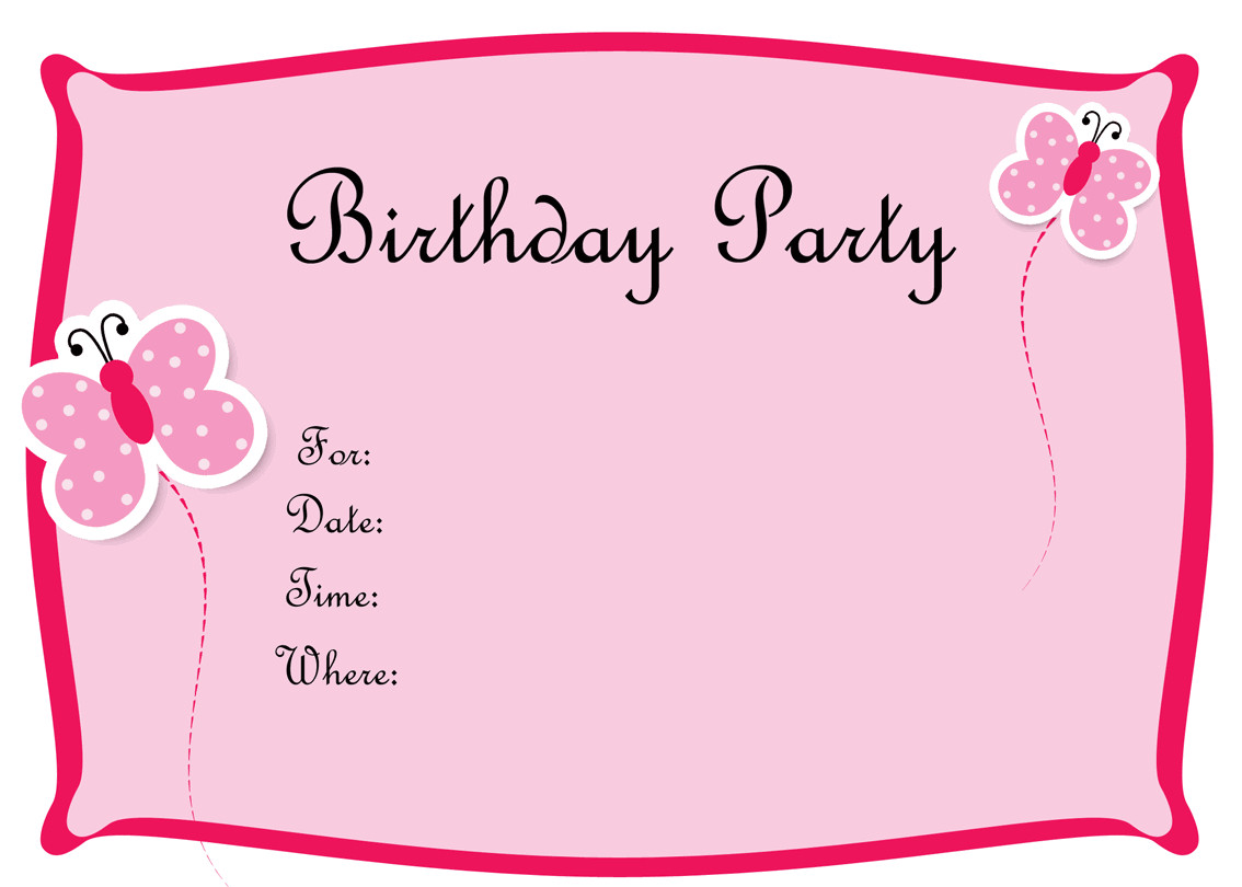 Best ideas about Design Birthday Invitations
. Save or Pin Free Birthday Invitations To Print Now.