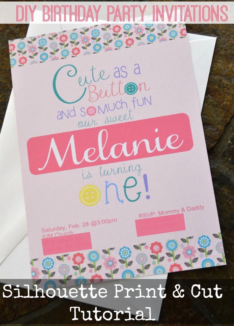 Best ideas about Design Birthday Invitations
. Save or Pin Print & Cut Birthday Invitations Create and Babble Now.