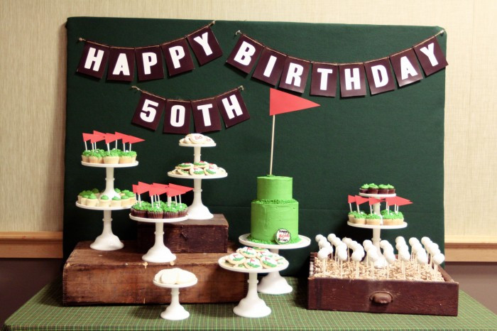 Best ideas about Dessert Table Ideas For 50 Th Birthday
. Save or Pin Microsoft 50th Birthday Golf Themed Dessert Table – Jenny Now.