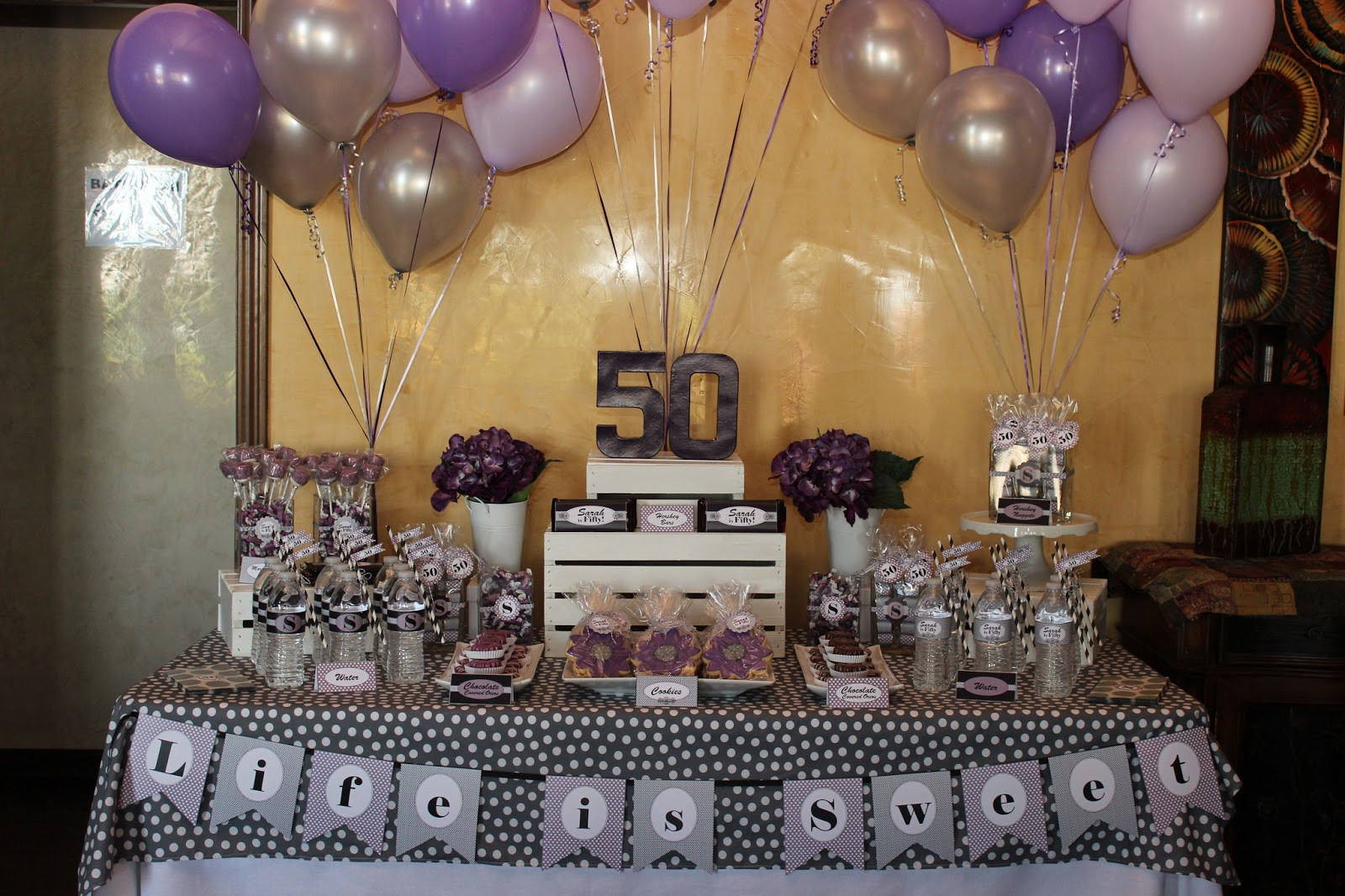 Best ideas about Dessert Table Ideas For 50 Th Birthday
. Save or Pin The Sugar Bee Bungalow Party Bee Sarah s 50th Birthday Now.