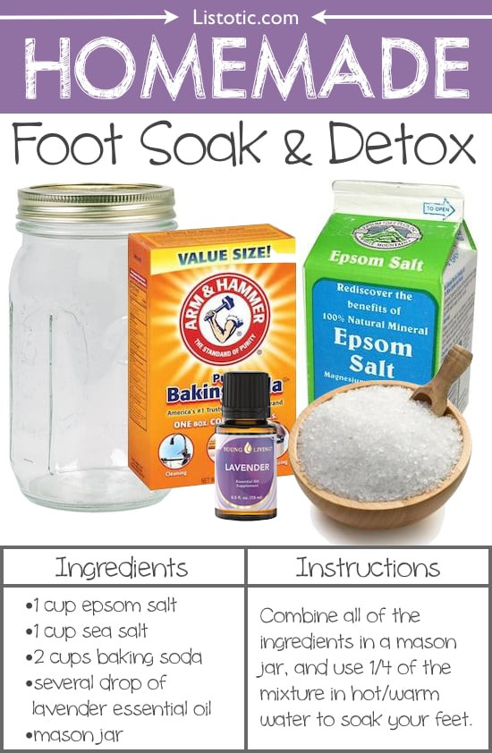 Best ideas about Detox Foot Bath DIY
. Save or Pin 22 Everyday Products You Can Easily Make From Home for less Now.