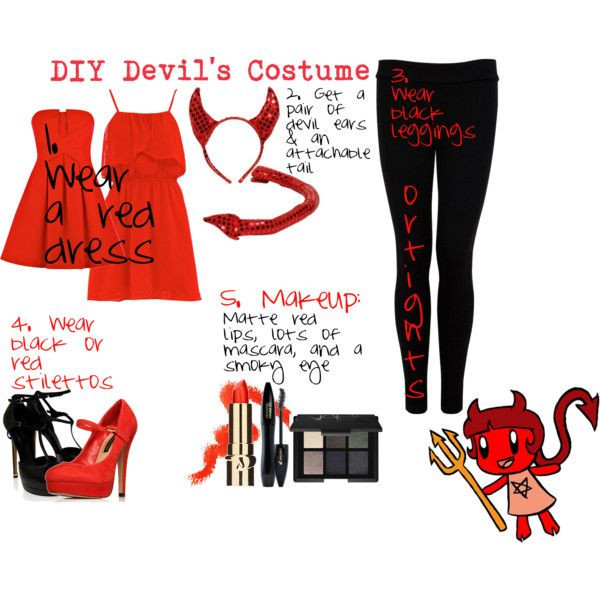 Best ideas about Devil DIY Costume
. Save or Pin "DIY Devil s Costume" by penguinluver8888 on Polyvore Now.
