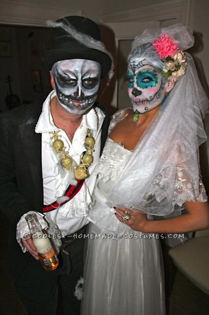 Best ideas about Dia De Los Muertos Costume DIY
. Save or Pin Awesome Homemade Dia De los Muertos Couple Costume Now.