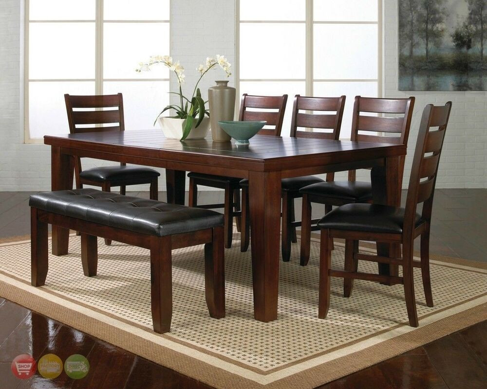 Best ideas about Dining Room Bench
. Save or Pin Bardstown 6 Piece Rustic Dining Room Furniture Set w Now.