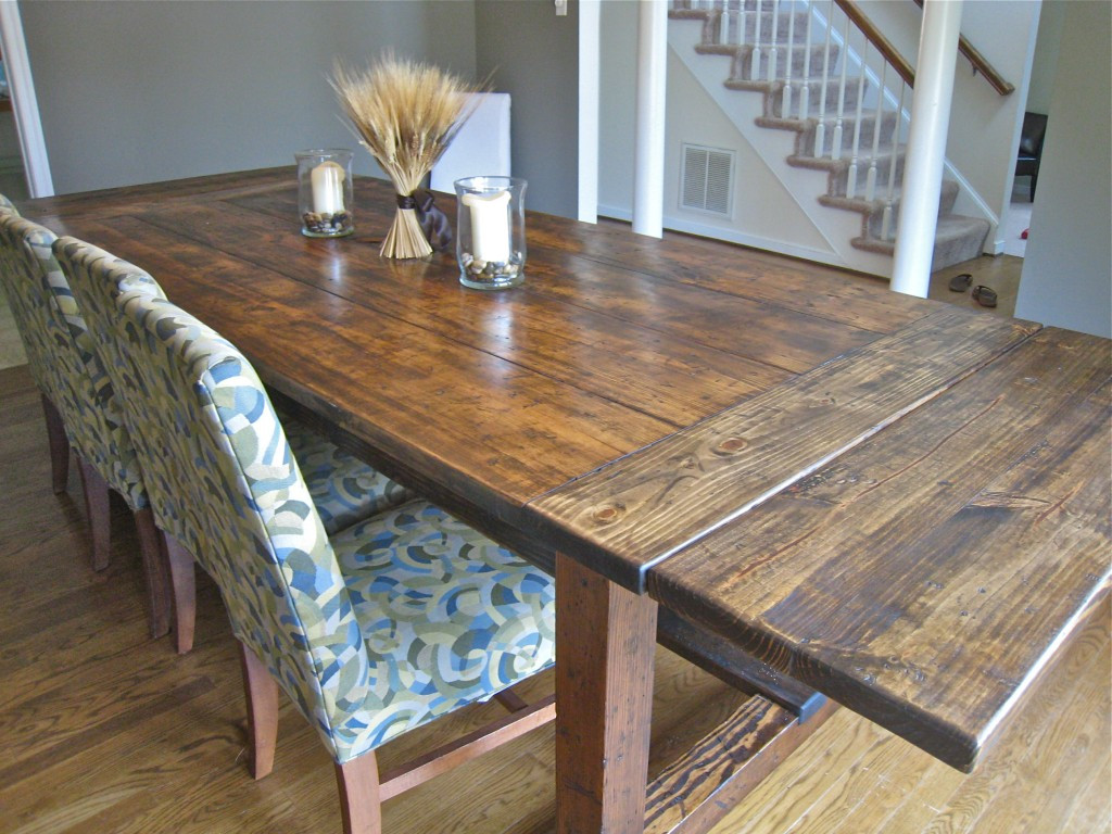 Best ideas about Dining Room Table DIY
. Save or Pin DIY Friday Rustic Farmhouse Dining Table Now.
