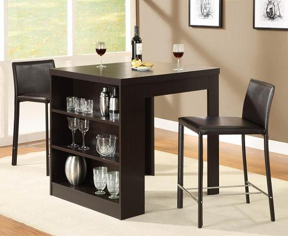 Best ideas about Dining Table With Storage
. Save or Pin Small Dining Table with storage shelf Home and Interior design Now.