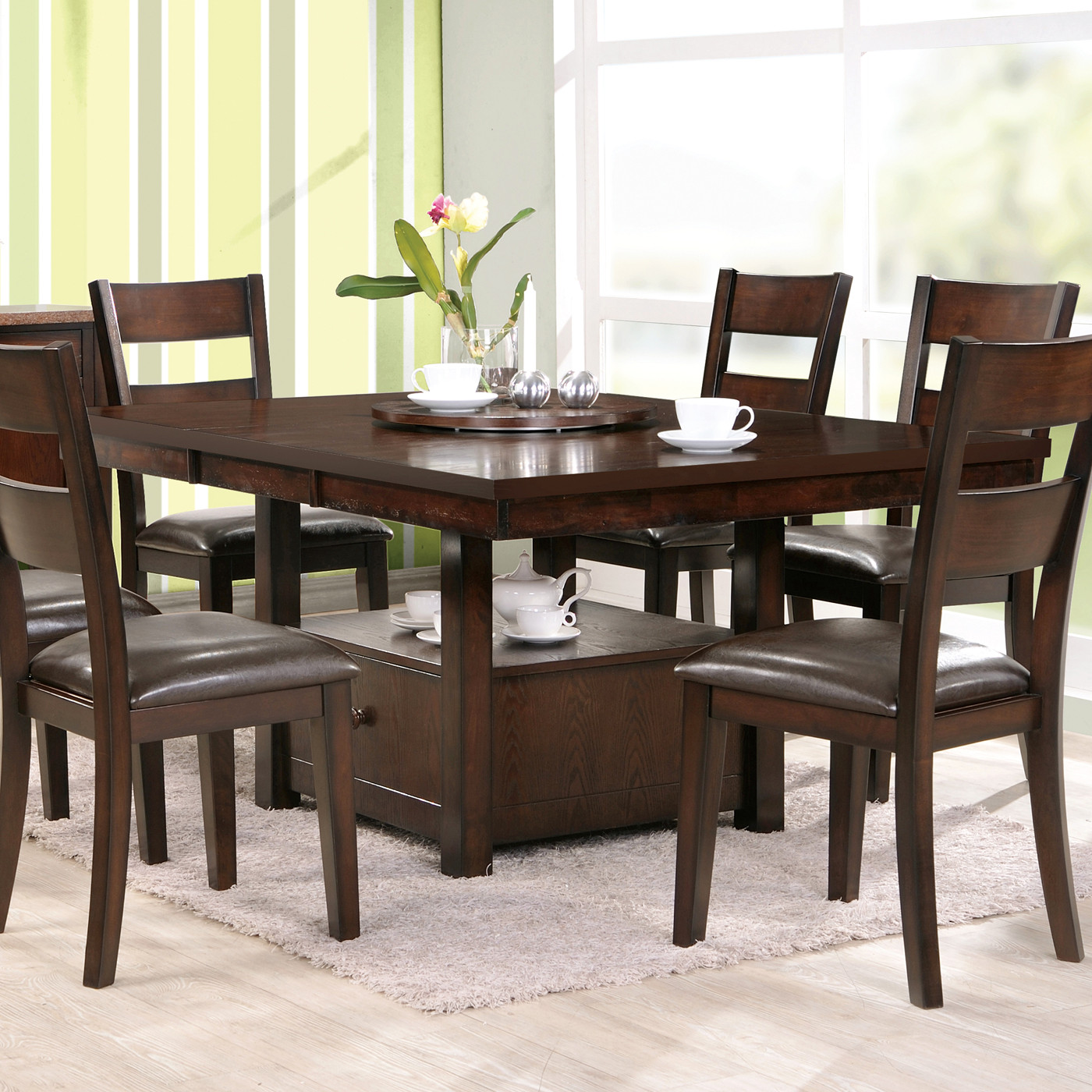 Best ideas about Dining Table With Storage
. Save or Pin Steve Silver pany GB500P Gibson Adjustable Height Now.