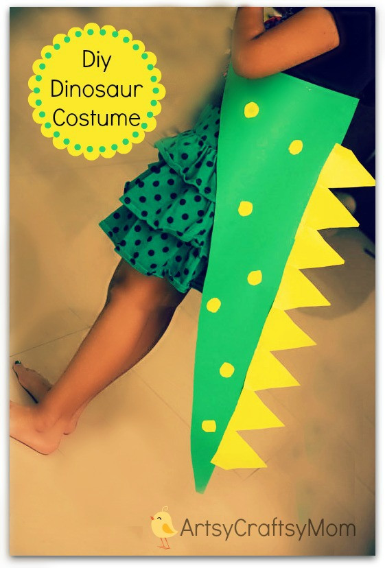 Best ideas about Dinosaur Costume DIY
. Save or Pin Easiest DIY No Sew Dinosaur costume for kids Artsy Now.