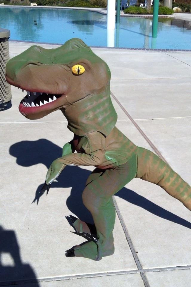 Best ideas about Dinosaur Costume DIY
. Save or Pin Girls Love Dinos Too Homemade dinosaur costume Now.