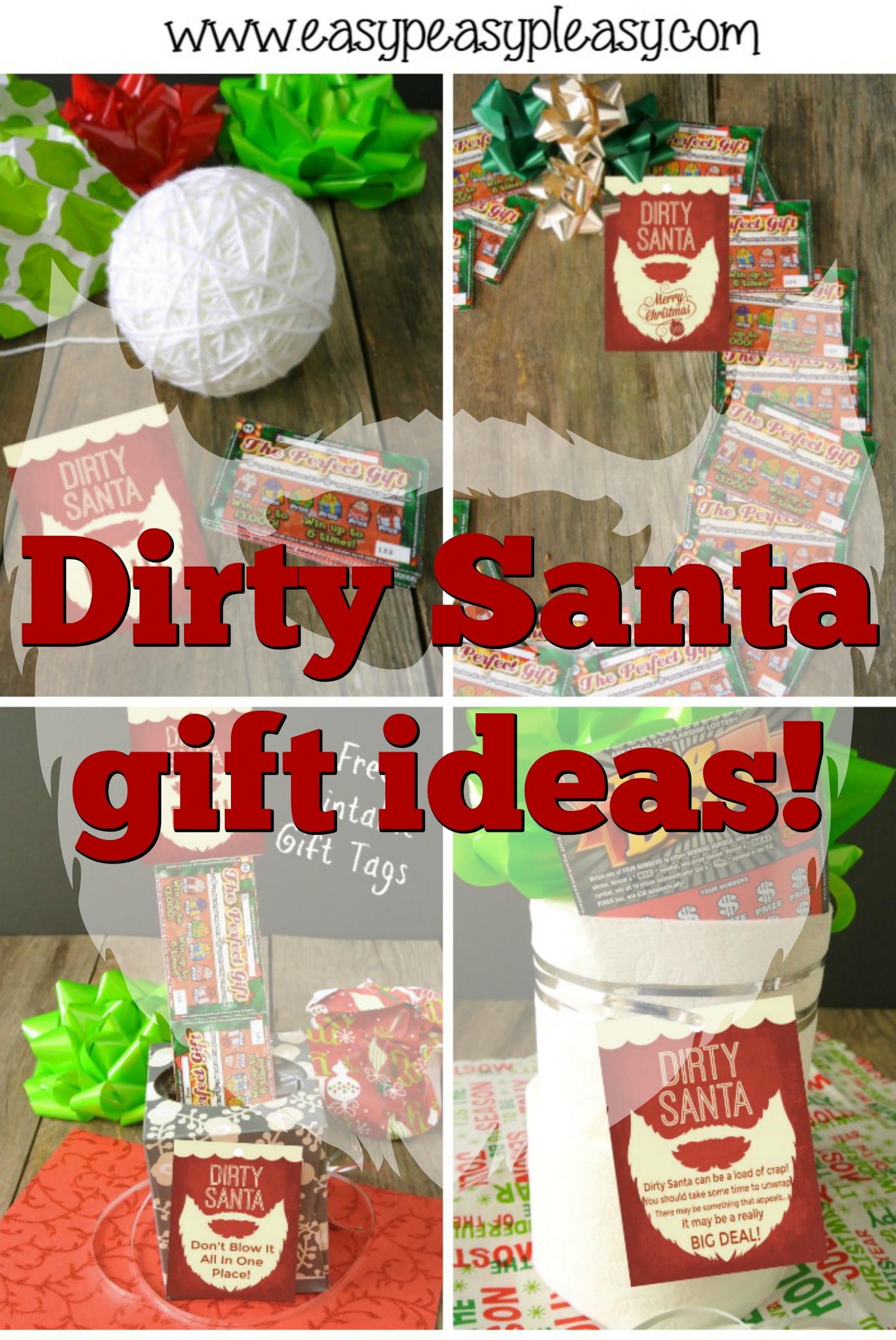 Best ideas about Dirty Santa Gift Exchange Ideas
. Save or Pin Dirty Santa Lottery Tickets = The Perfect Gift Easy Now.