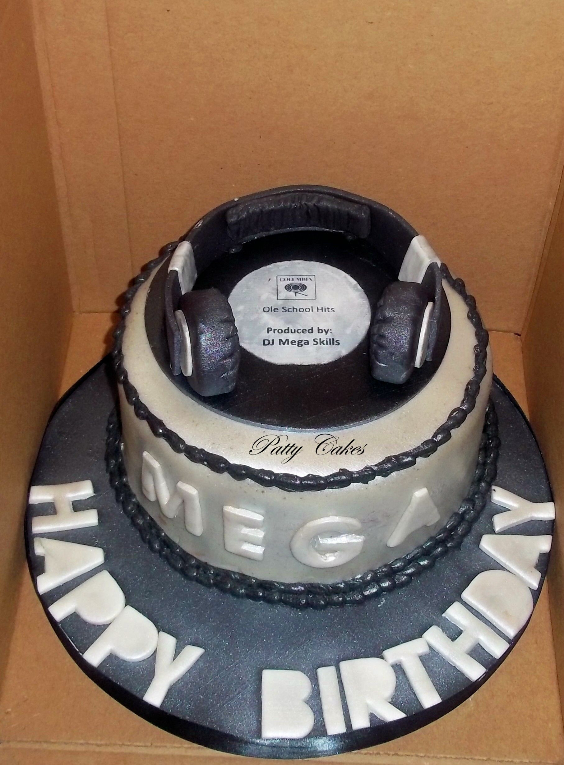 DJ Birthday Cake