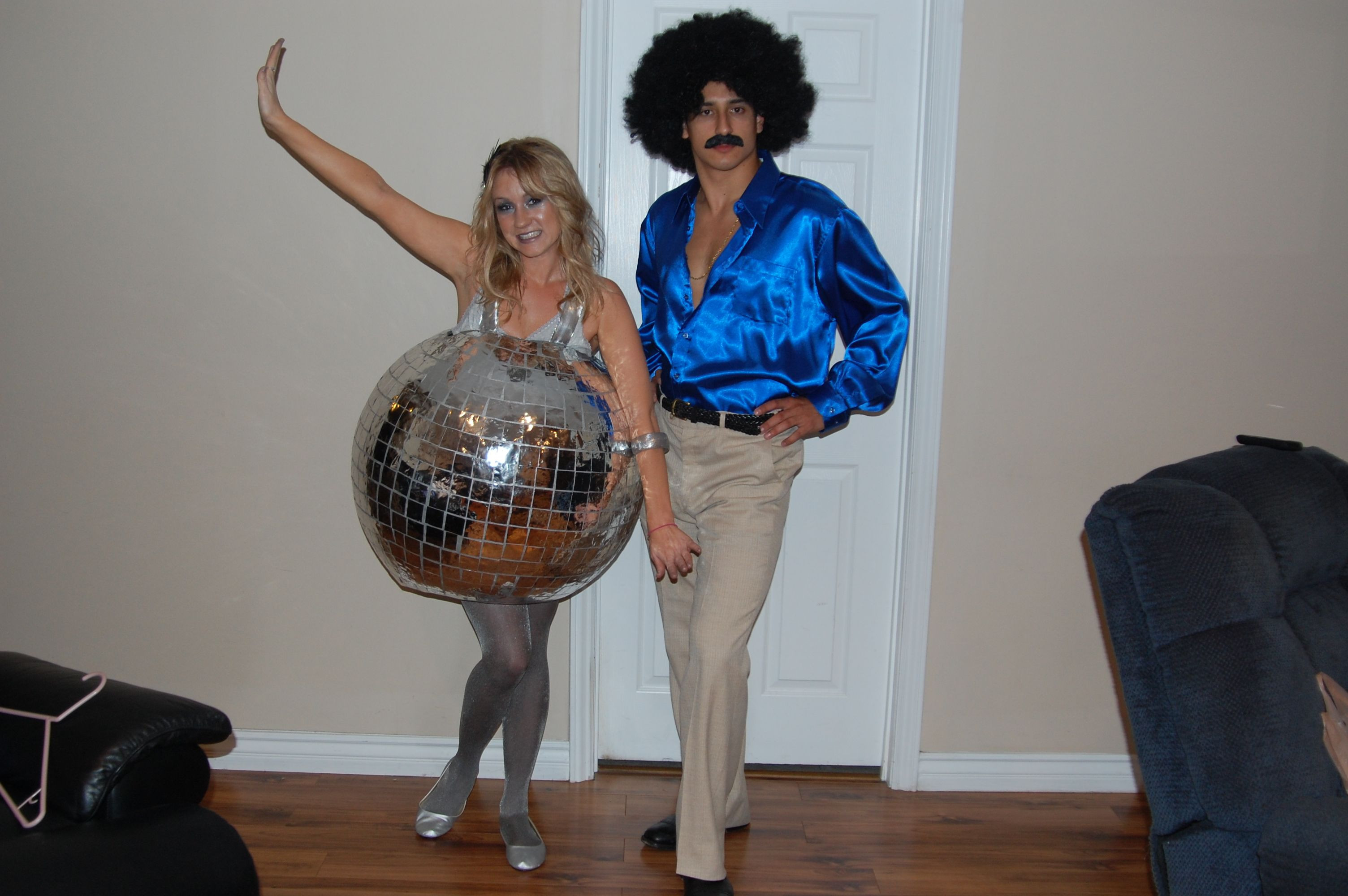 Best ideas about Disco Costume DIY
. Save or Pin DIY Halloween costume disco ball and 70 s disco dancer Now.