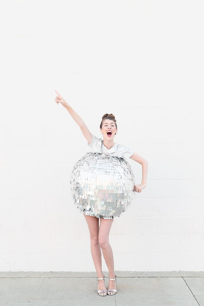 Best ideas about Disco Costume DIY
. Save or Pin DIY Disco Ball Costume All Hallow s Eve Now.