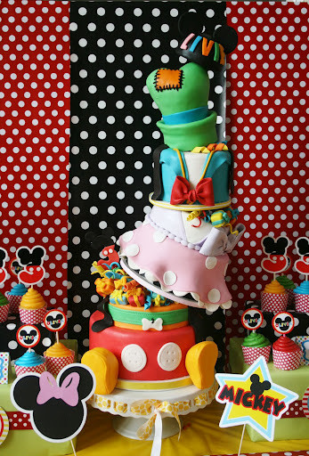 Best ideas about Disney Birthday Cake
. Save or Pin Topsy Turvey Six Layer Disney Character Birthday Cake Now.