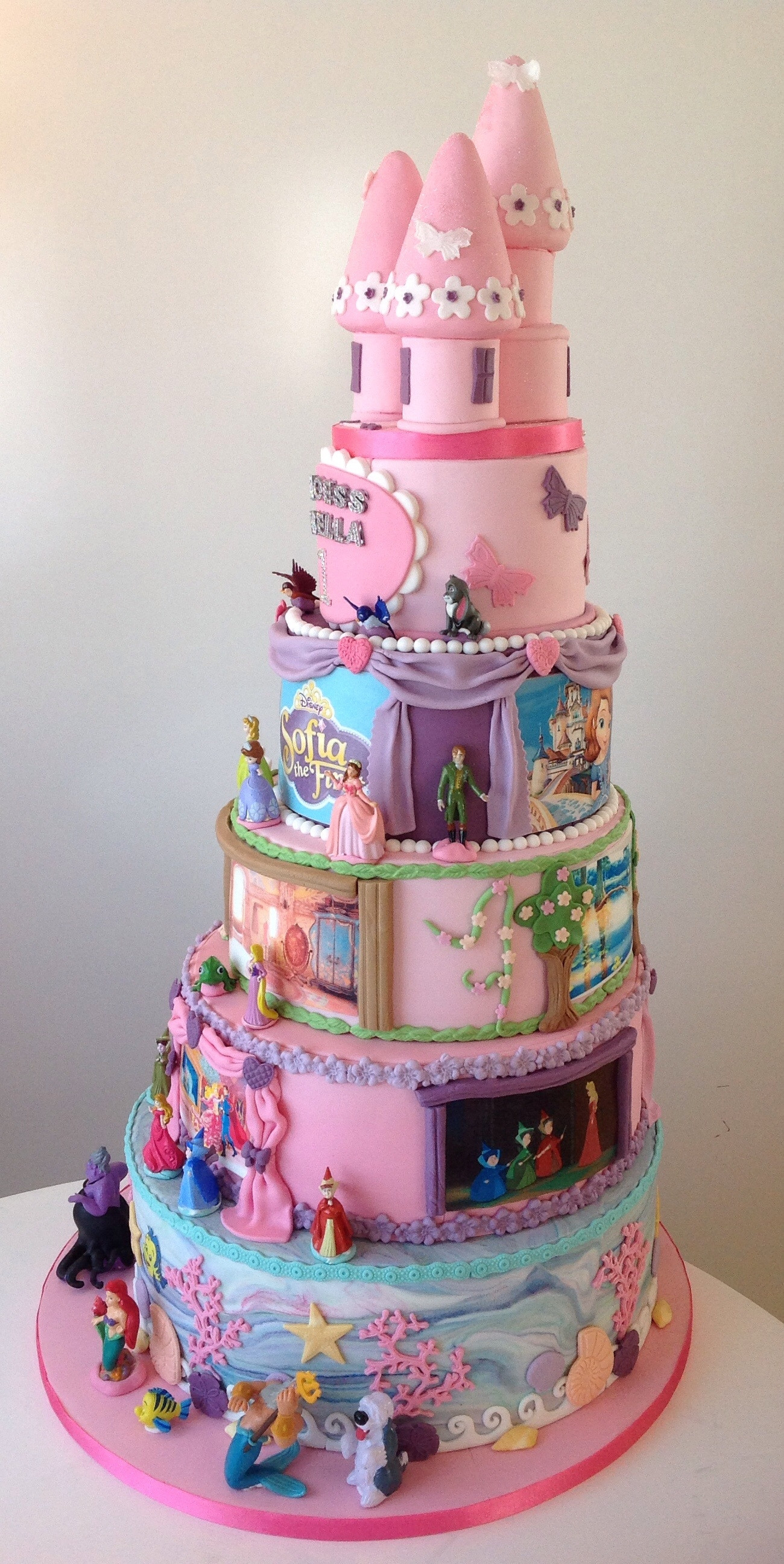 Best ideas about Disney Birthday Cake
. Save or Pin Disney Princess 1St Birthday Cake CakeCentral Now.