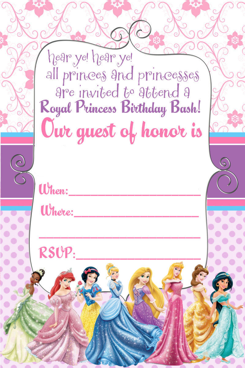 Best ideas about Disney Birthday Invitations
. Save or Pin FREE Printable Disney Princess Ticket Invitation Template Now.