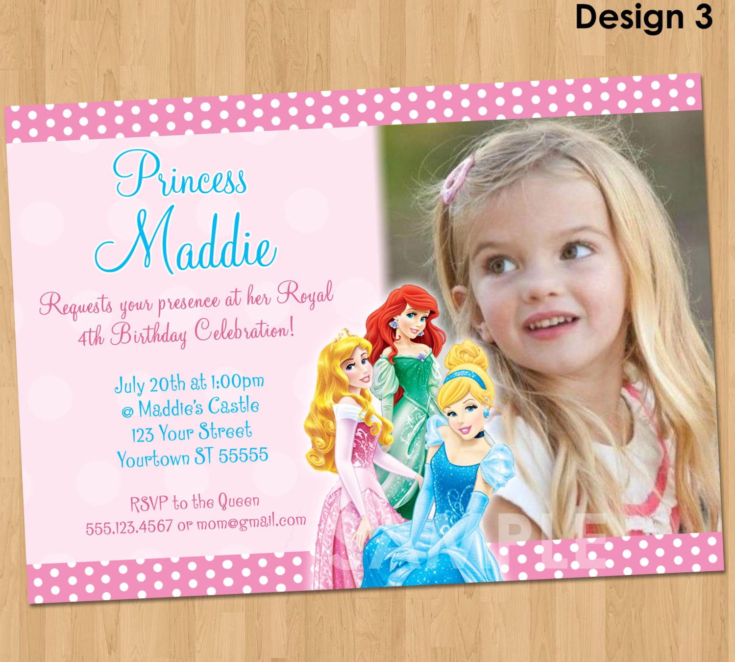 Best ideas about Disney Birthday Invitations
. Save or Pin Disney Princess Invitation Disney Princess Party Invitation Now.