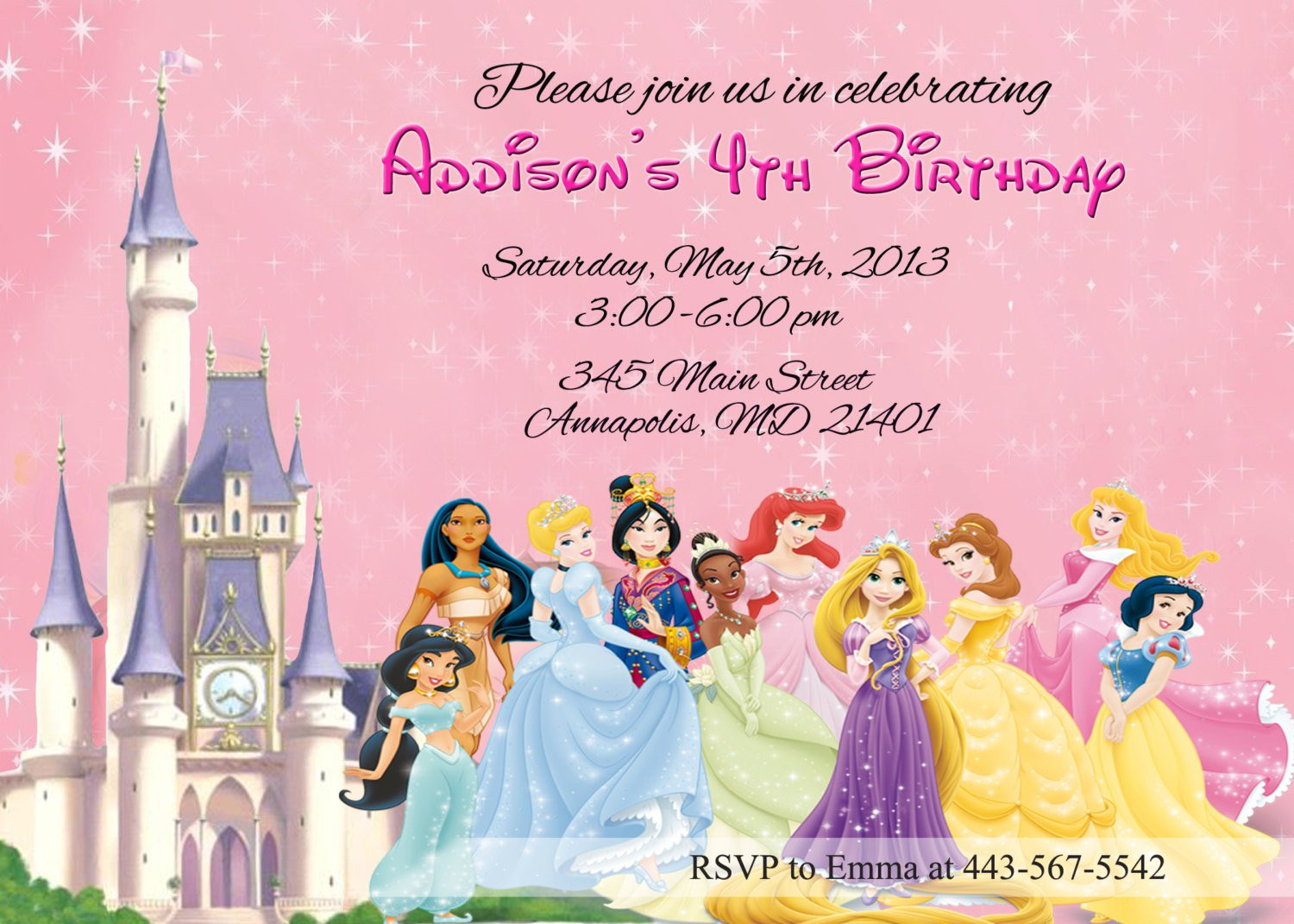 Best ideas about Disney Birthday Invitations
. Save or Pin Disney Princesses Birthday Invitations Disney Princess Now.