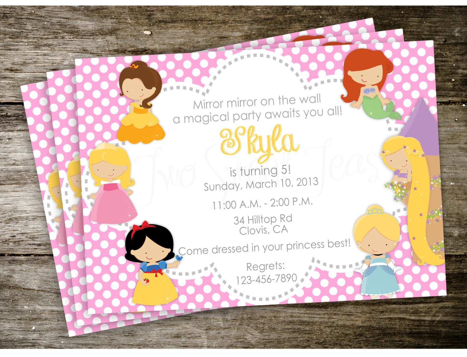 Best ideas about Disney Birthday Invitations
. Save or Pin Disney Princess Invitation Birthday Party Inspired by Now.