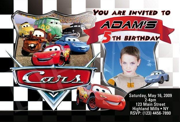 Best ideas about Disney Cars Birthday Invitations
. Save or Pin 30 Disney Cars Pixar Birthday invitations Personalized Now.