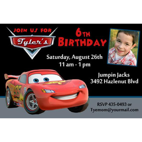 Best ideas about Disney Cars Birthday Invitations
. Save or Pin Disney Cars Inspired Birthday Party Invitations by Now.