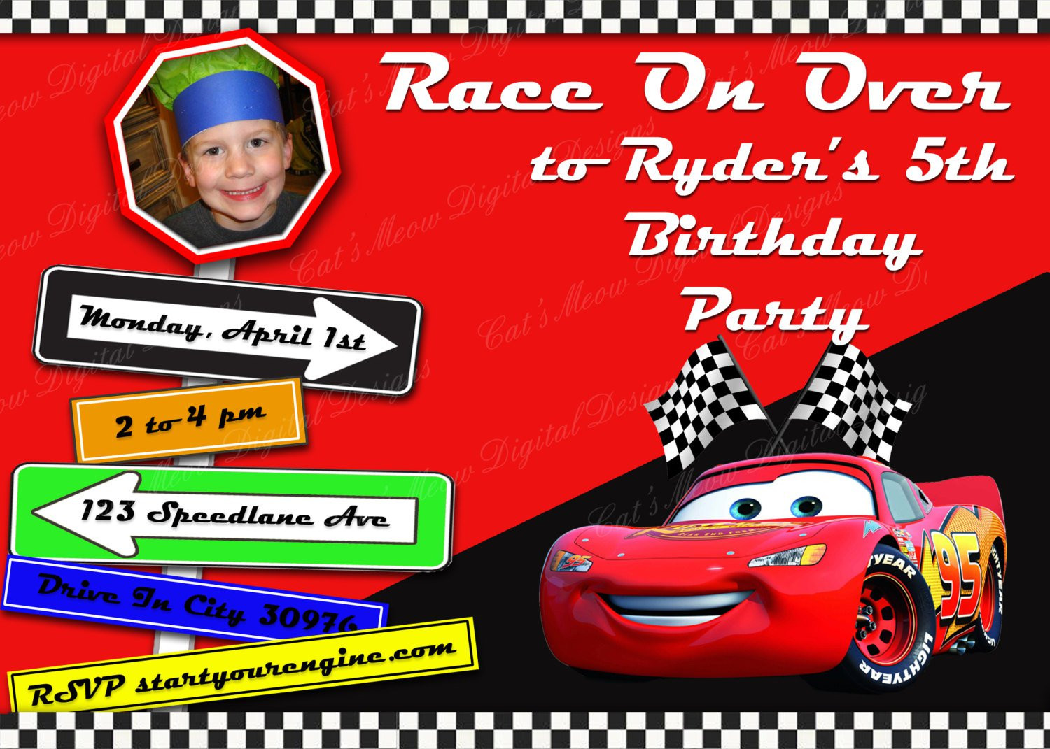 Best ideas about Disney Cars Birthday Invitations
. Save or Pin Disney Cars Personalized Birthday Invitations Now.