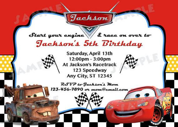 Best ideas about Disney Cars Birthday Invitations
. Save or Pin Disney Cars Inspired Invitation DIY Digital by modpoddesigns Now.