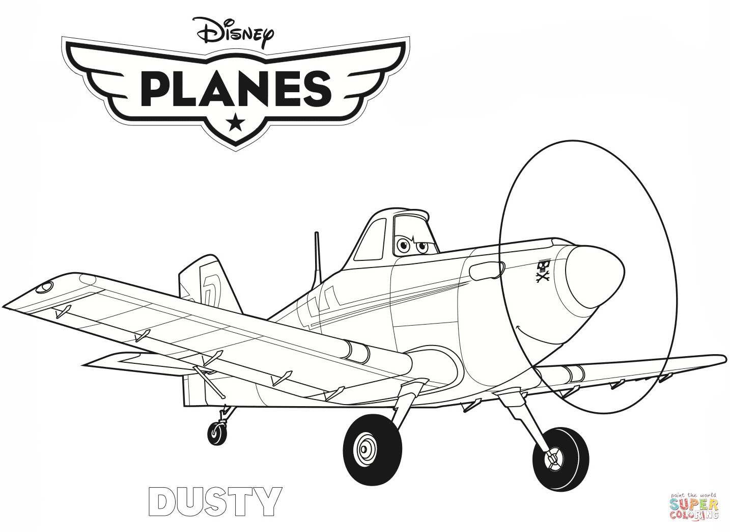 Best ideas about Disney Planes Coloring Pages For Kids
. Save or Pin Disney Planes Dusty Super Coloring Now.