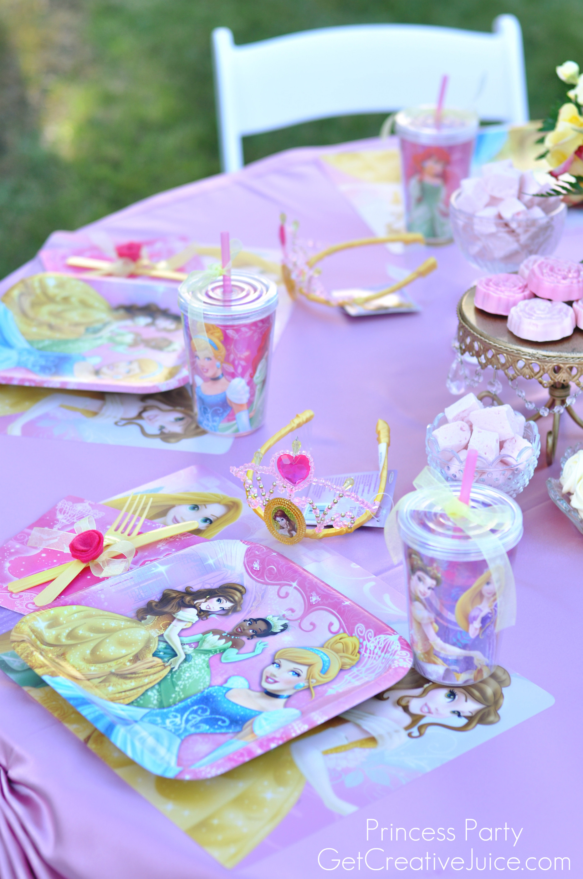 Best ideas about Disney Princess Birthday Party
. Save or Pin Disney Princess Party with Belle Part 2 Creative Juice Now.