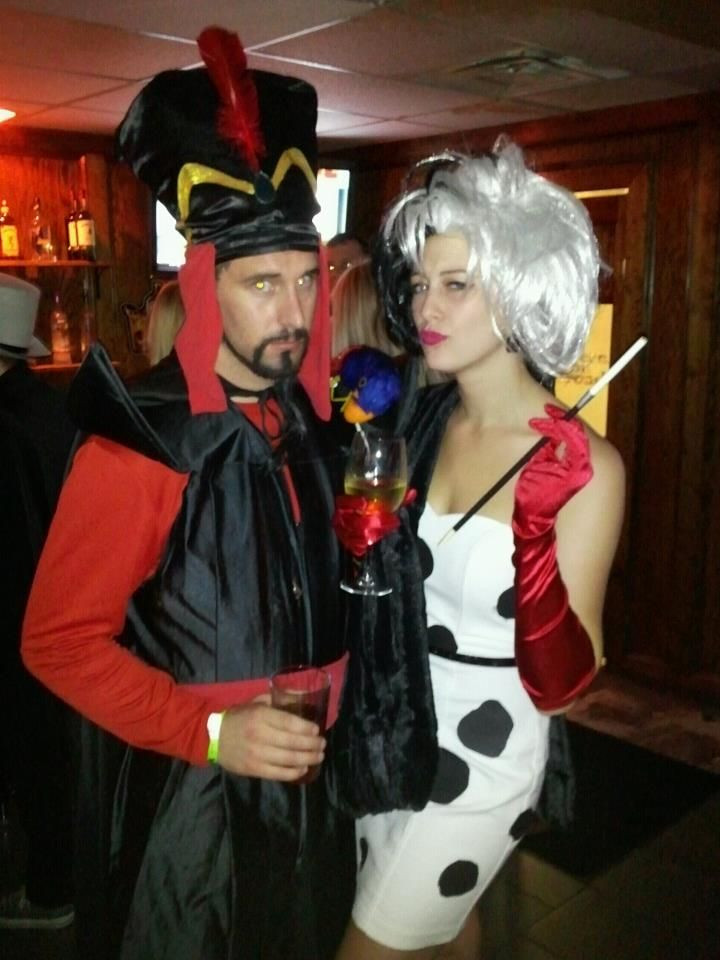 Best ideas about Disney Villain Costumes DIY
. Save or Pin jafar and cruella disney villains couples costume Now.