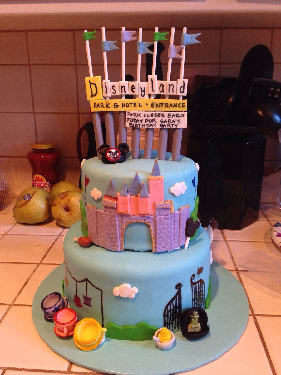 Best ideas about Disneyland Birthday Cake
. Save or Pin Disneyland themed cake I made for my friend s birthday Now.