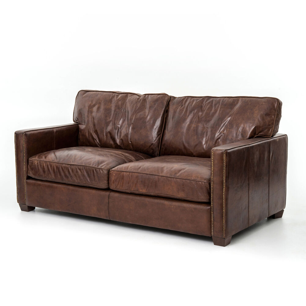 Best ideas about Distressed Leather Sofa
. Save or Pin 72" L Sofa Loveseat Top Grain Factory Distressed Leather Now.