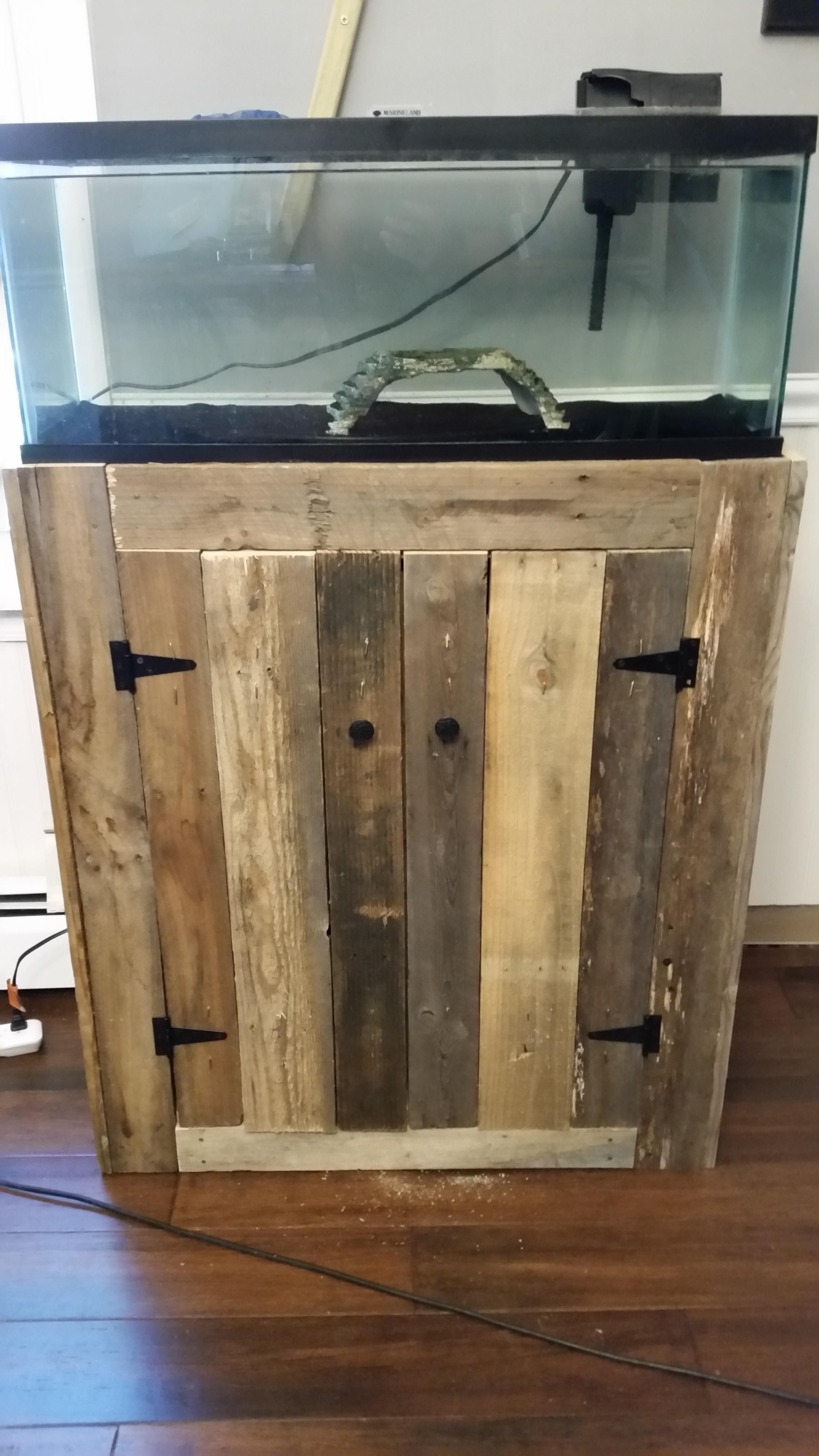 Best ideas about DIY 10 Gallon Fish Tank Stand
. Save or Pin 20 gallon fish tank stand made of pallets Now.