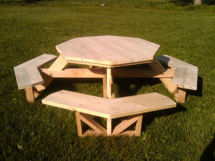 Best ideas about DIY 2X4 Furniture
. Save or Pin only 2x4s and 2x6s picnic table very octagonny Now.