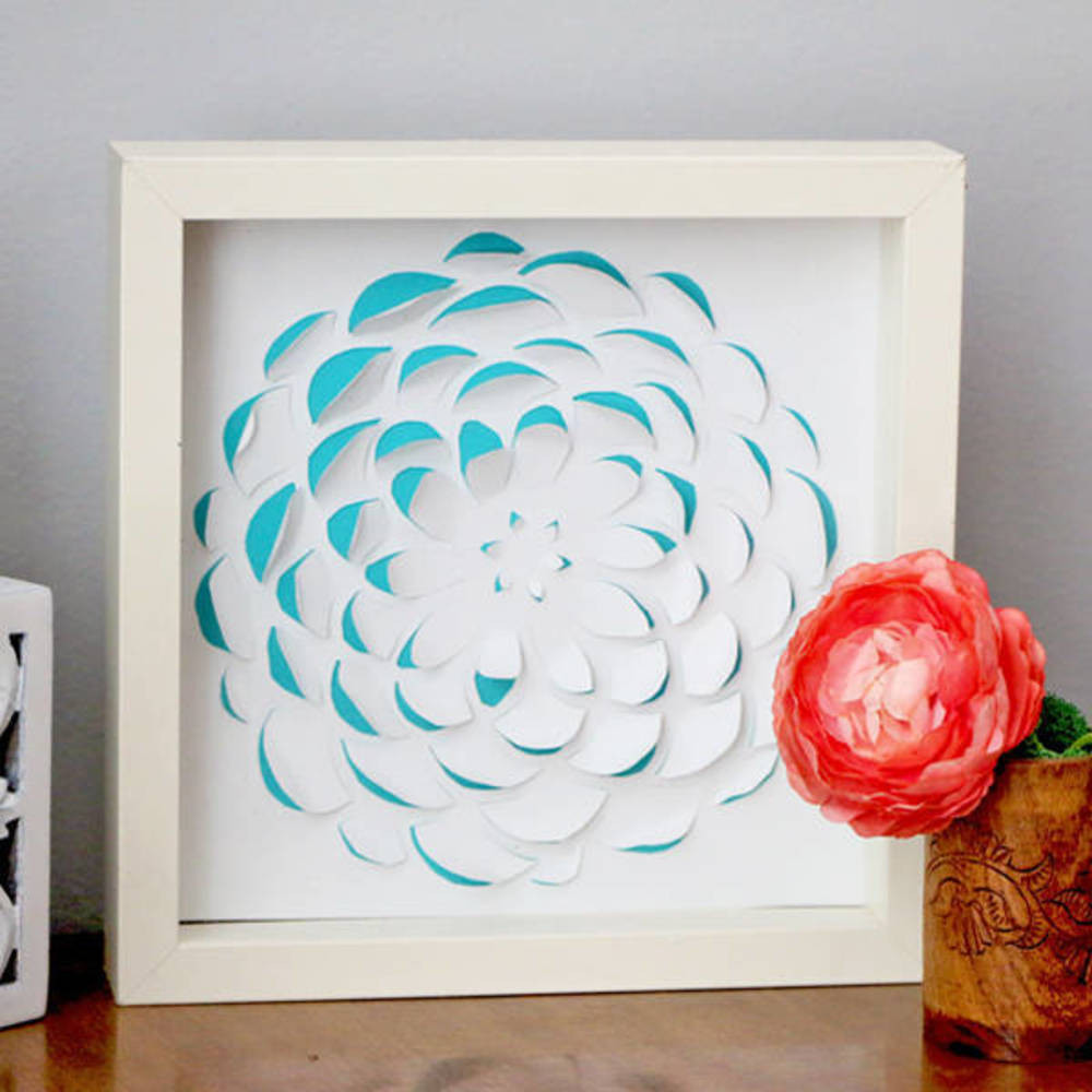 Best ideas about DIY 3D Wall Art
. Save or Pin DIY 3D Scrapbook Paper Wall Art Now.