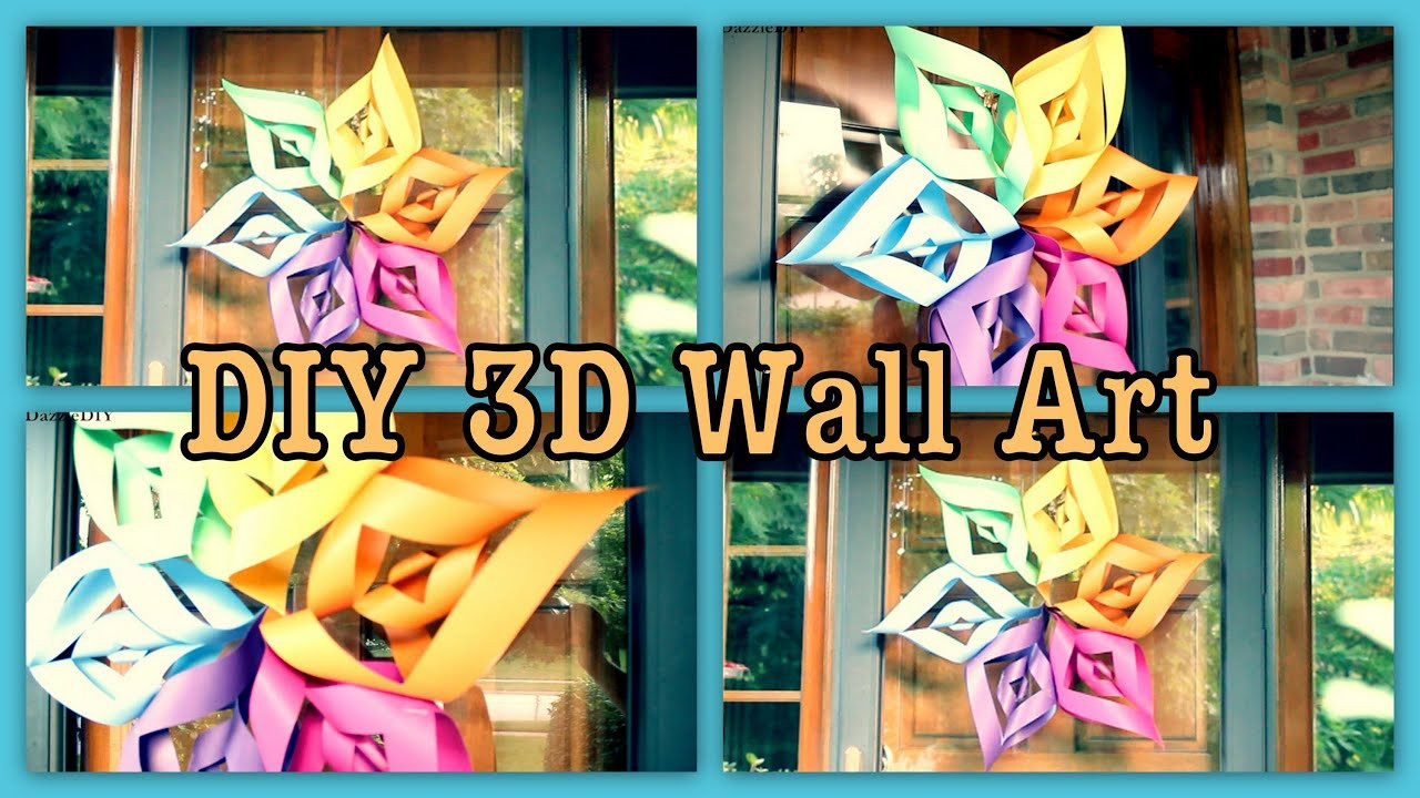 Best ideas about DIY 3D Wall Art
. Save or Pin DIY 3D Wall Art "Flower" Now.