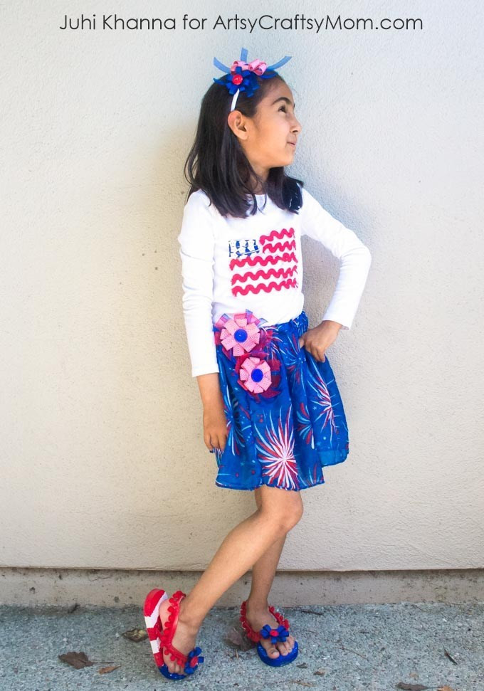 Best ideas about DIY 4Th Of July Outfits
. Save or Pin DIY American Flag inspired Outfit for 4th of July Now.