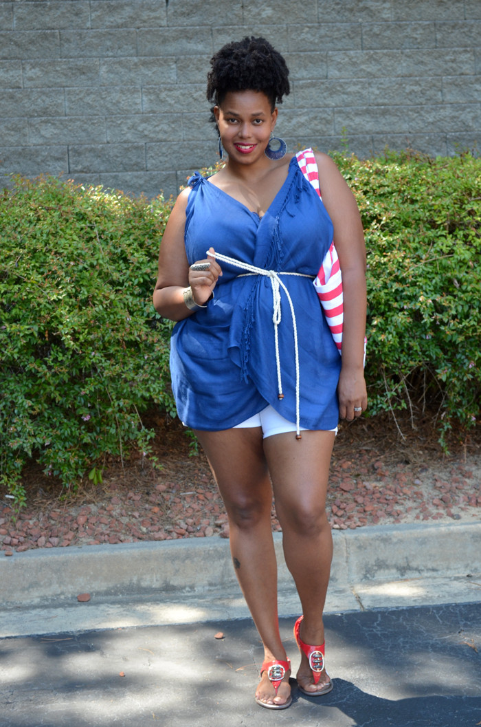 Best ideas about DIY 4Th Of July Outfits
. Save or Pin 4th of July Outfit DIY Scarf Top Tutorial Now.