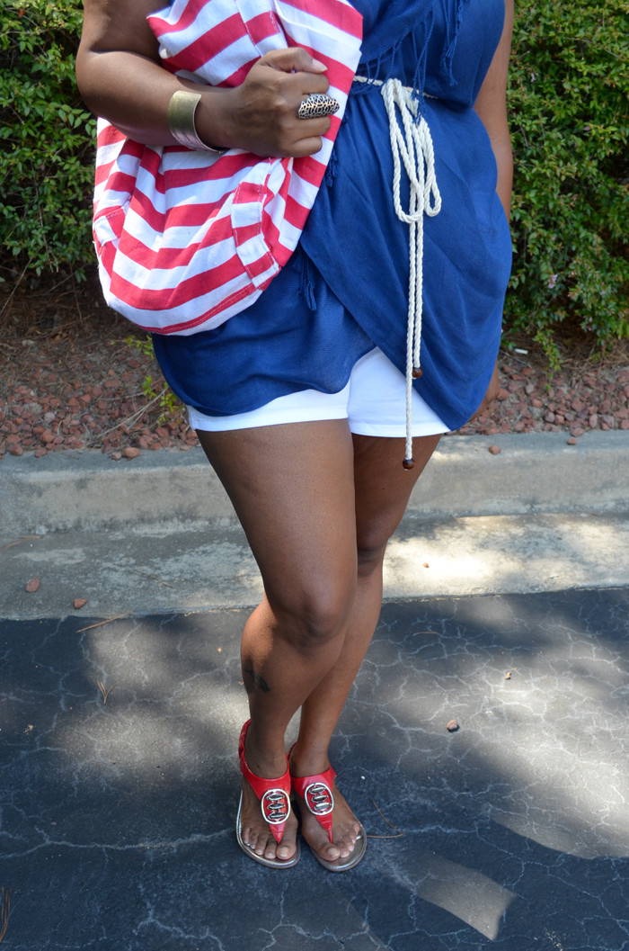 Best ideas about DIY 4Th Of July Outfits
. Save or Pin 4th of July Outfit DIY Scarf Top Tutorial Now.