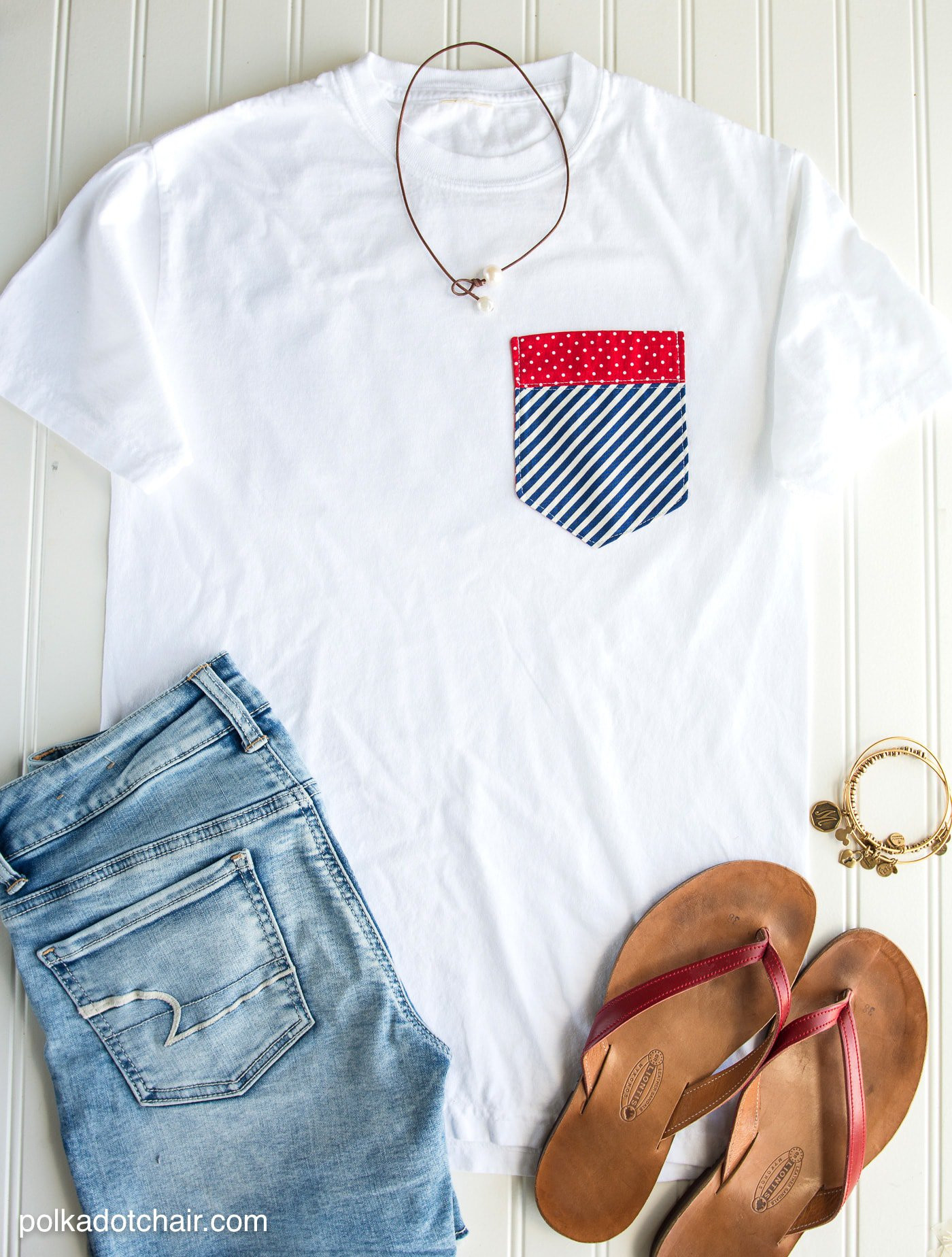 Best ideas about DIY 4Th Of July Shirt
. Save or Pin DIY Pocket 4th of July Shirts on polkadotchair Now.