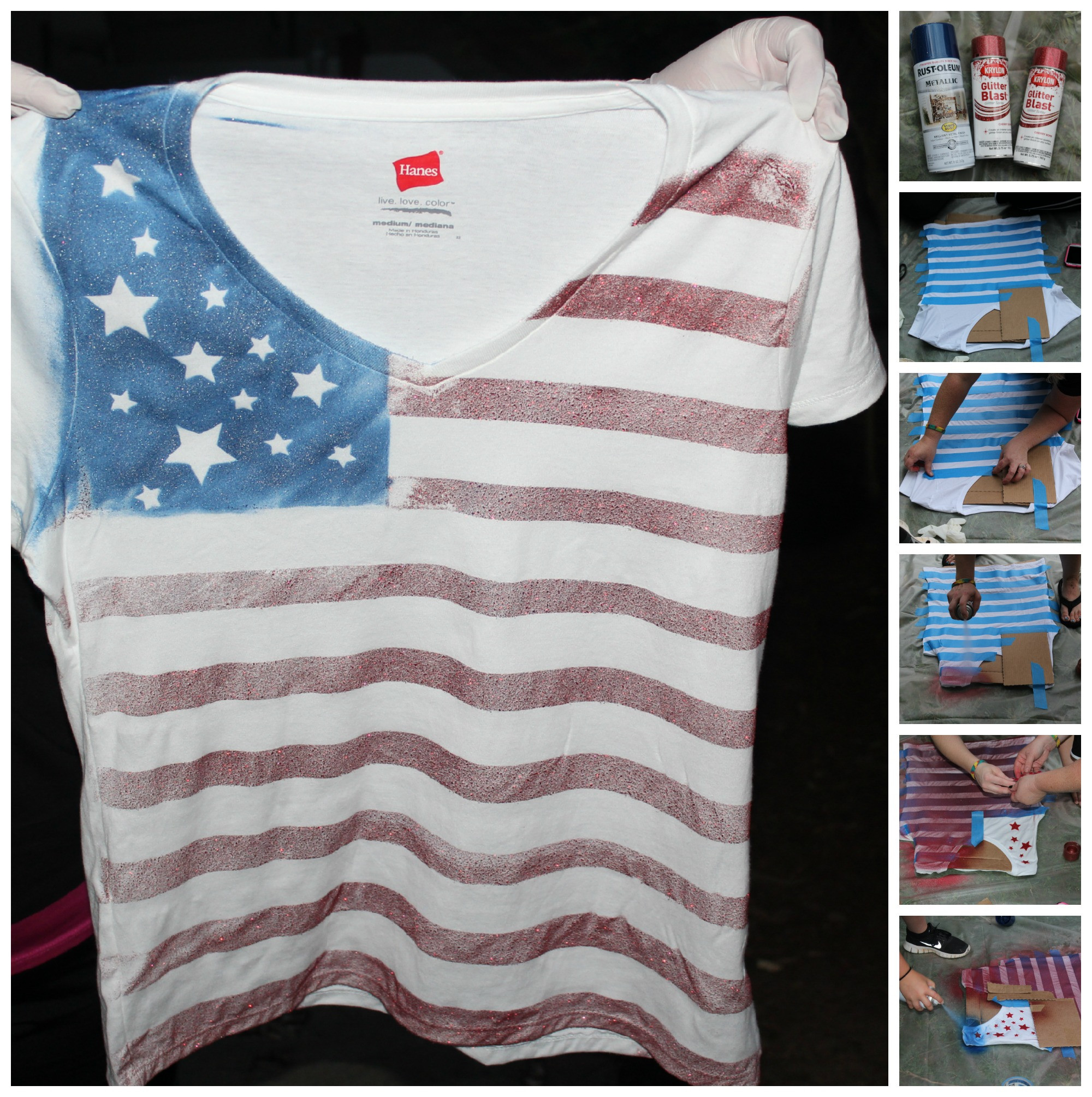 Best ideas about DIY 4Th Of July Shirt
. Save or Pin Festive DIY July 4th custom shirts Tools 2 Tiaras Now.