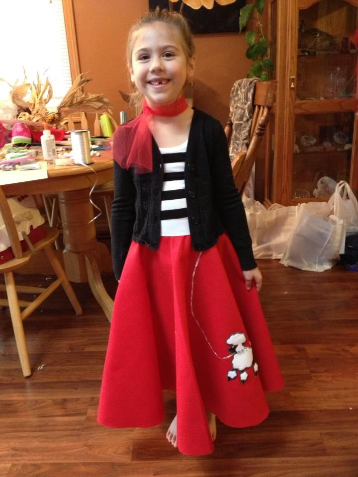 Best ideas about DIY 50S Costumes
. Save or Pin DIY Poodle Skirt Made for my niece for 50 s day at school Now.