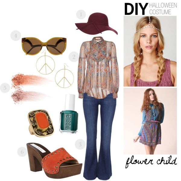 Best ideas about DIY 70S Costumes
. Save or Pin "d i y halloween costume flower child" by luxieeee on Now.