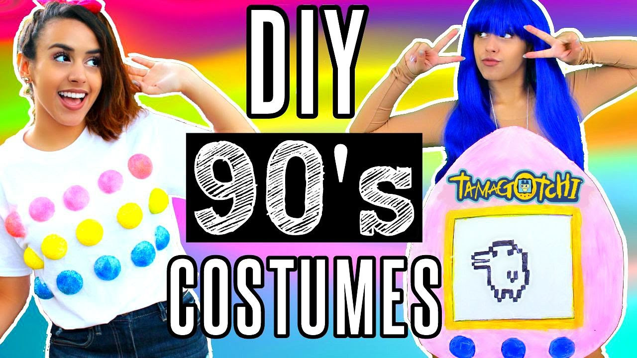 Best ideas about DIY 90S Costume
. Save or Pin DIY 90 s Halloween Costumes Candy Buttons Tamagotchi Now.